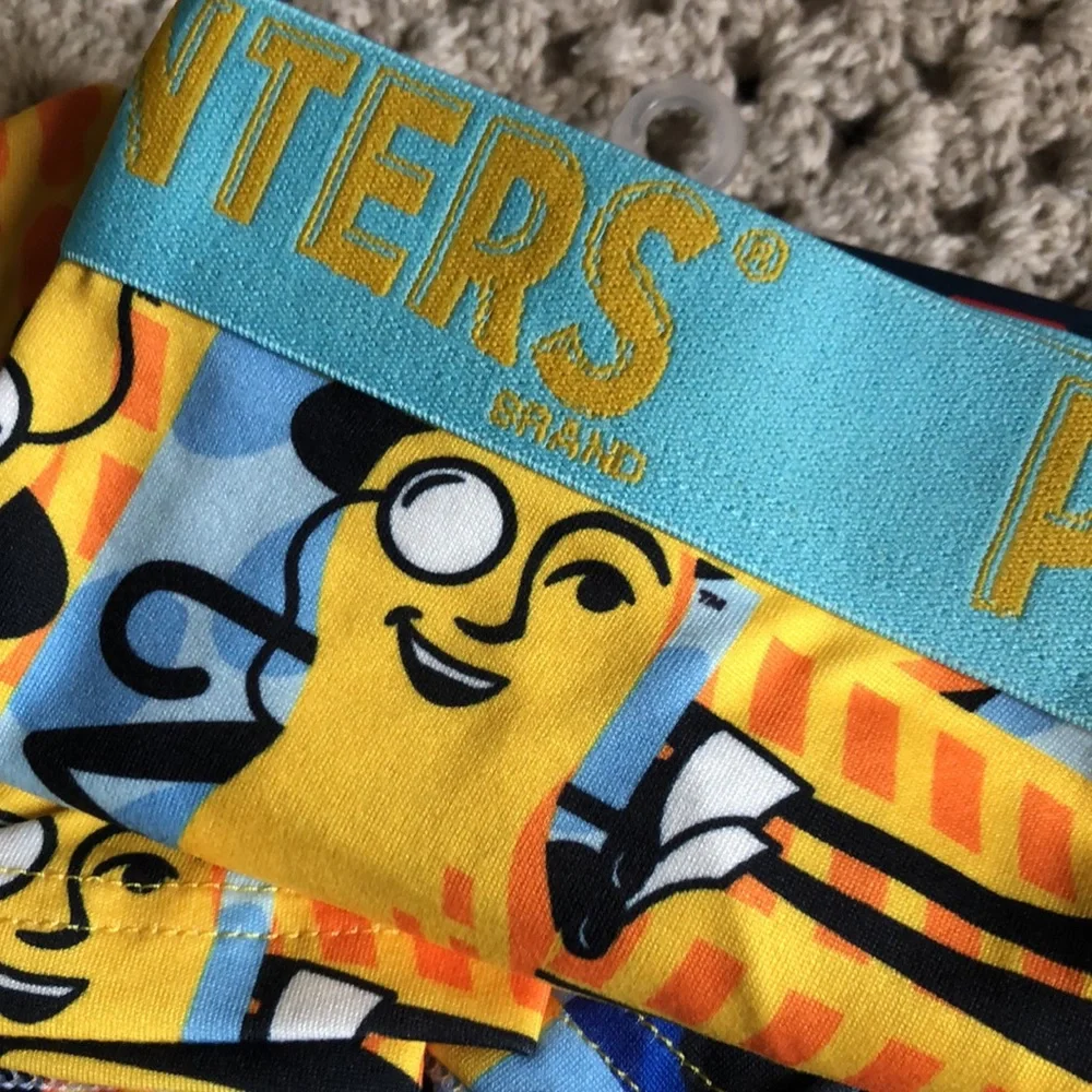 Planters Men’s Boxer Briefs - Yellow Peanut Graphic